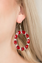 Load image into Gallery viewer, Ring Around The Rhinestones - Red

