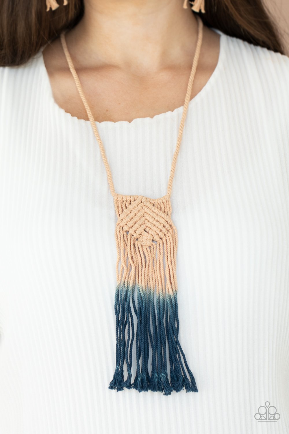 Look At MACRAME Now - Blue - Paparazzi